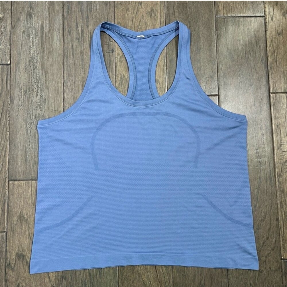 Lululemon Swiftly Tech Racerback Tank Top 2.0 *Waist Length Oasis Blue